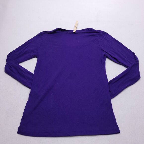 Nike Dri-Fit Athletic Pullover Long Sleeve Shirt Mens Size Extra Small XS Purple - Picture 8 of 9
